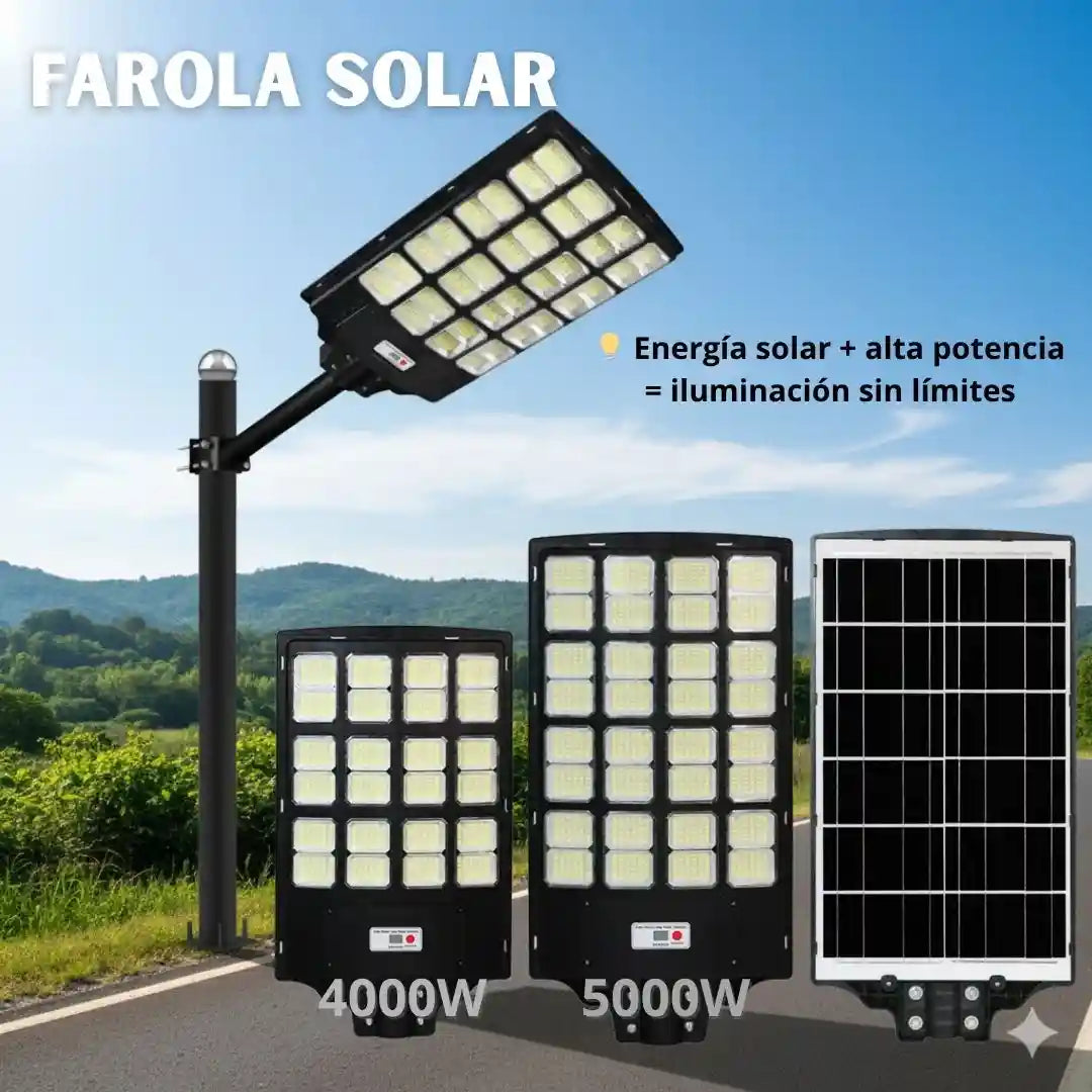 Farola Solar 5000w y 4000w