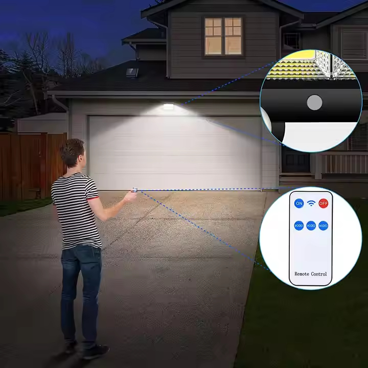 💡 Lámpara Solar LED para Exteriores con Panel Separado