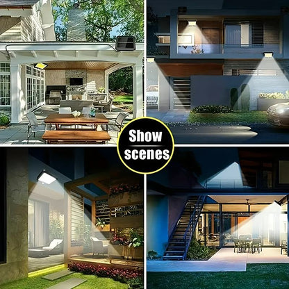 💡 Lámpara Solar LED para Exteriores con Panel Separado