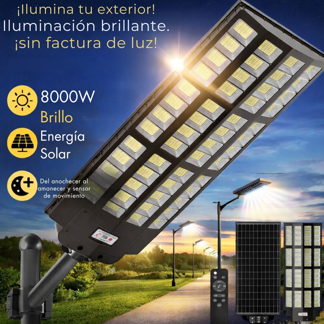 LÁMPARA SOLAR PREMIUM 8000W