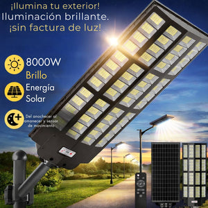 LÁMPARA SOLAR PREMIUM 8000W