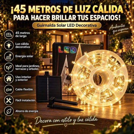 GUIRNALDA SOLAR LED