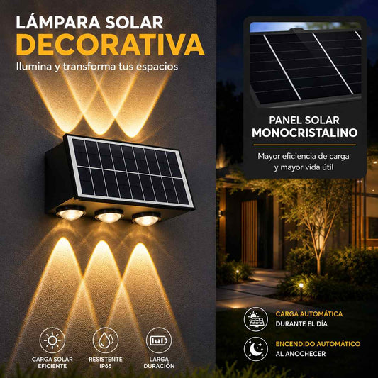 Lámpara Solar Decorativa para  pared