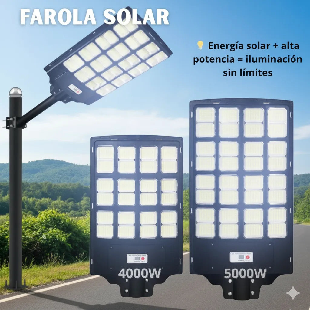 Farola Solar 5000w y 4000w
